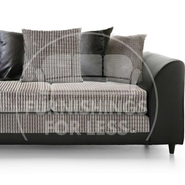 Luca Mixed Fabric Sofa Suite - Scatter Back