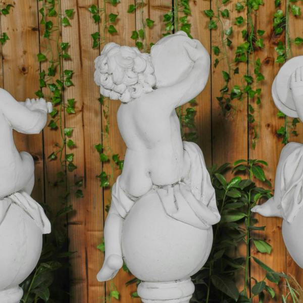 Beautiful Musical Cherub Statues  (No Plinths Included)