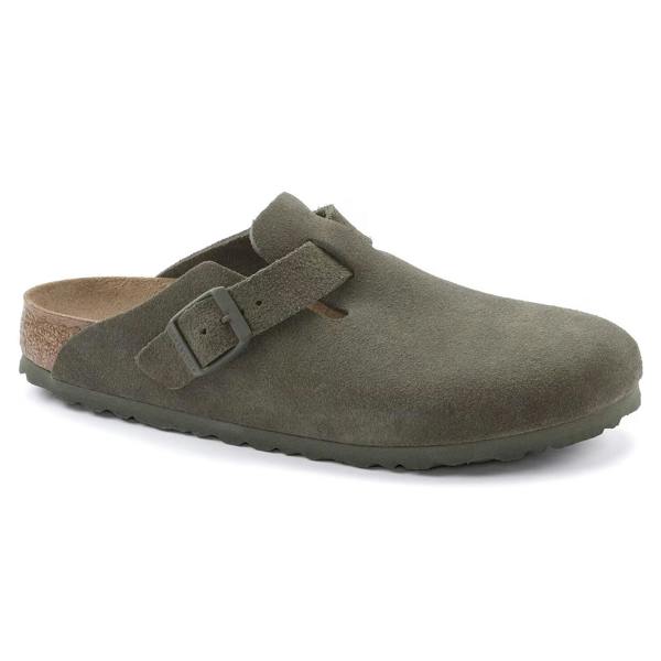 Birkenstock Boston Suede Sandals