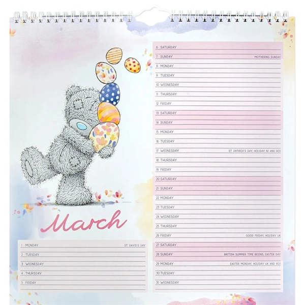 Me To You, Classic Calendar 2027, Wall Calendars, Month To View, Family, Gift