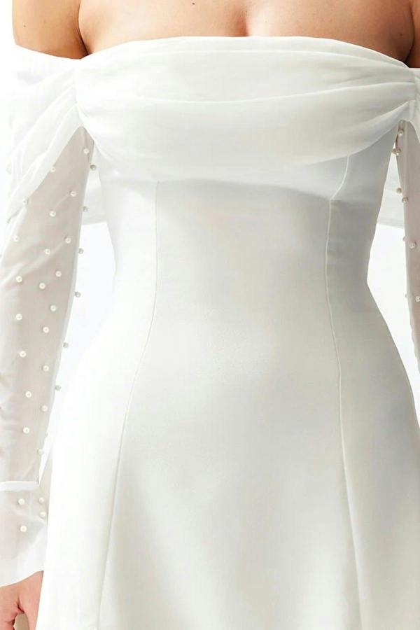 WOVCOR A-Line Lined Woven Short Dress