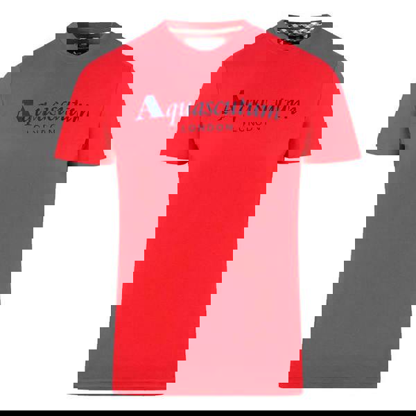 Aquascutum Mens London T-Shirt - Red - 