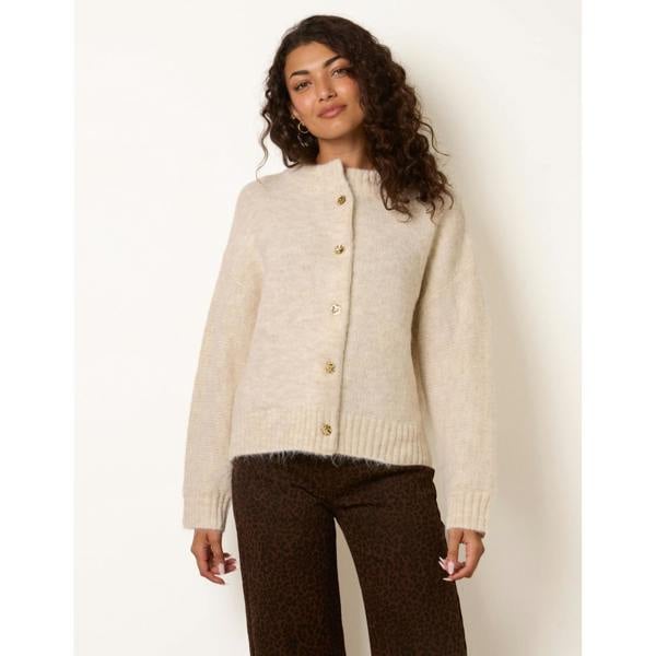 Blue Vanilla Button Front Cardigan