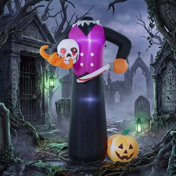 Inflatable Halloween Skull