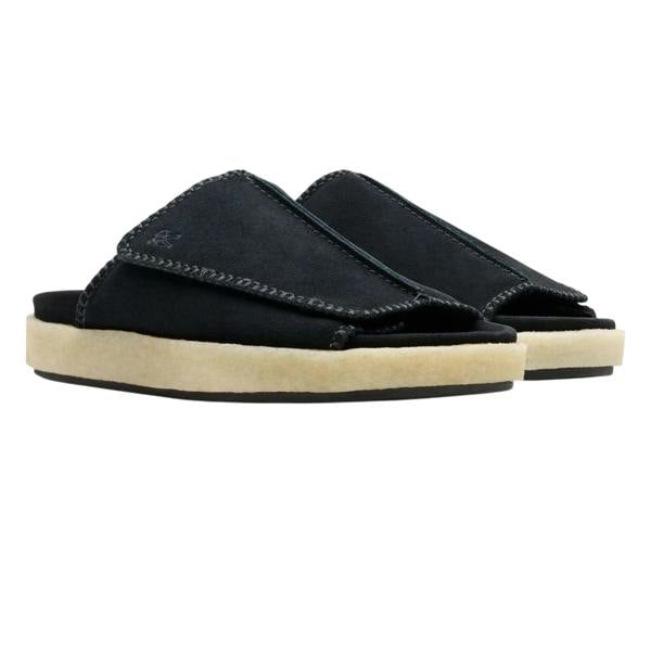 Clarks Originals Unisex Adult Overleigh Suede Sliders - Black