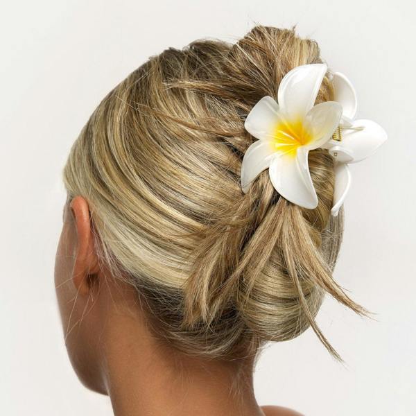 Brushworks Tropical Flower Claw Clips - 3 Pack