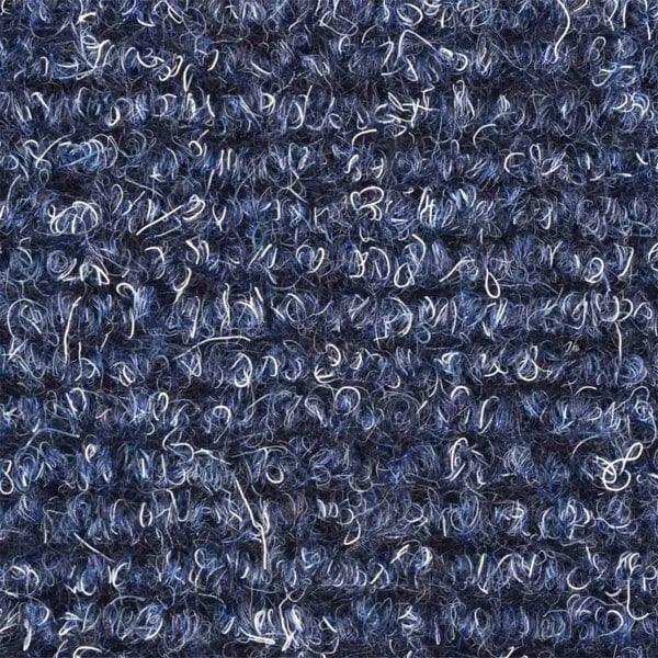 Berkfield Self-adhesive Stair Mats 10 pcs Blue 65x21x4 cm Needle Punch