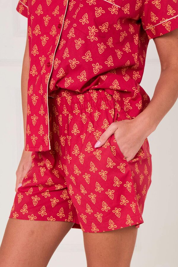 Cotton Printed PJ Set With Shorts — Comfortable, Stylish & Breathable