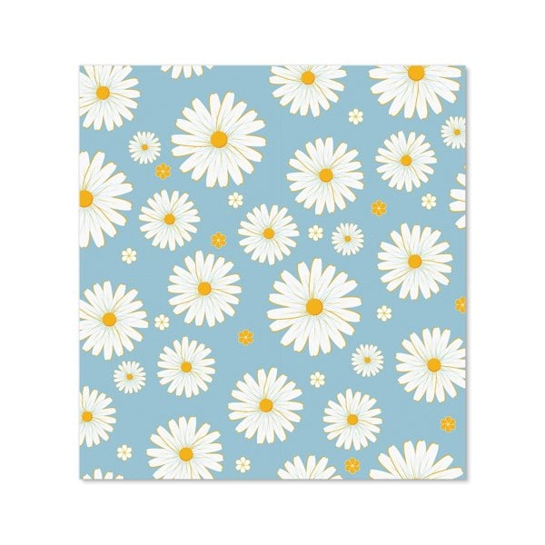 Warren Reed - Designer Summer Daisy Pattern Kitchen Splashback