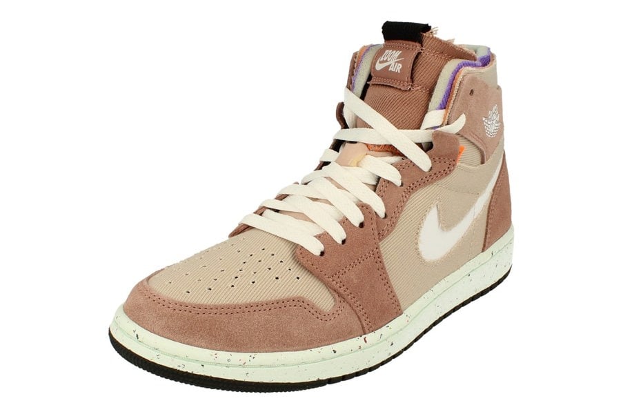 Nike Air Jordan 1 Zoom Air Cmft Mens Basketball Trainers Ct0978  201 - Fossil Stone White Rose 201 - Photo 0