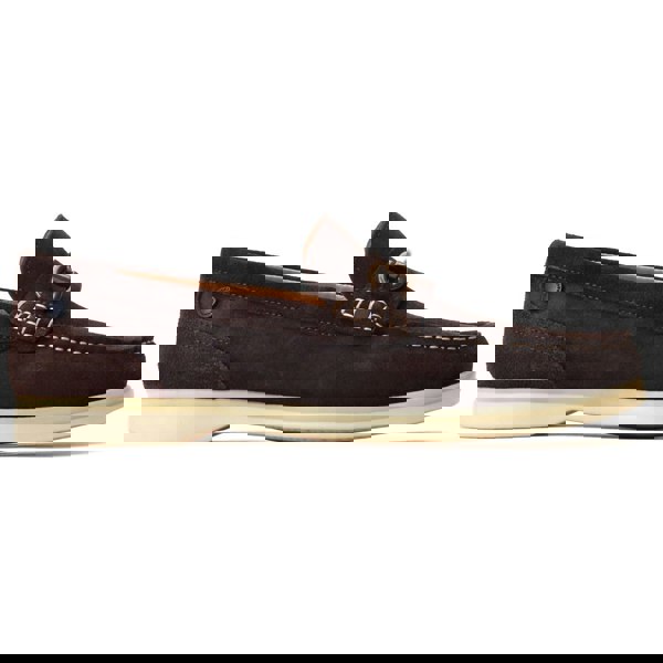 Base London Snapper Leather Men's Burnt Brown Loafers