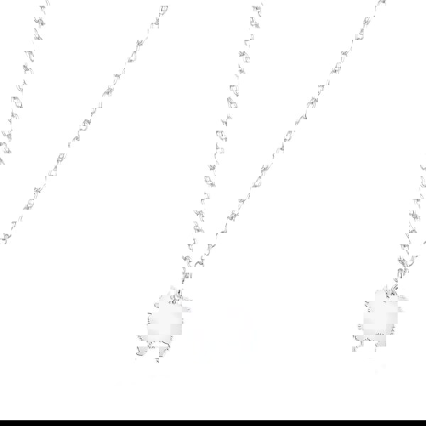 Pomeranian Silhouette Silver Necklace - Personalised - MYLEE London