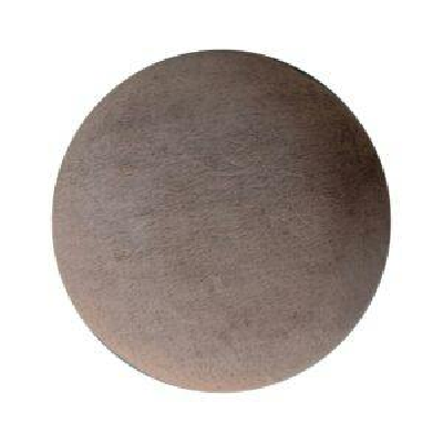 Wyld Haus Pont Aven Grey Faux Fur Mushroom Footstool