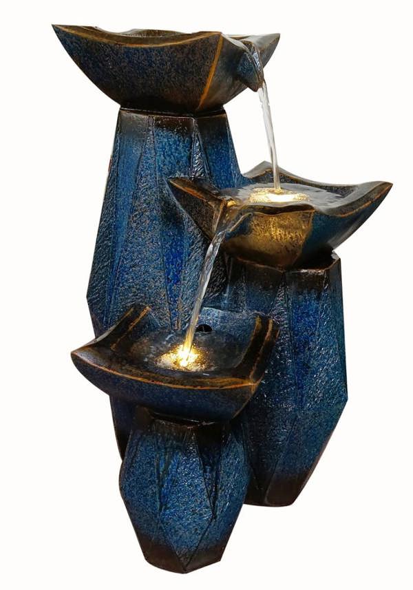 Tranquillity Water Features Triple Diamond Fusion Contemporary Water Feature