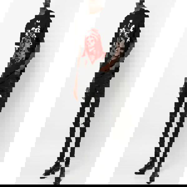 Amiri Wes Lang Solar Kings T-Shirt   in  Black