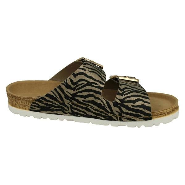 Rieker Ladies Rieker Mule Sandals With Adjustable Straps 69850