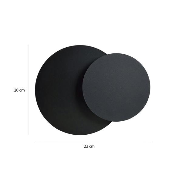 Emibig CIRCLE Wall lamp 1 x G9 Black