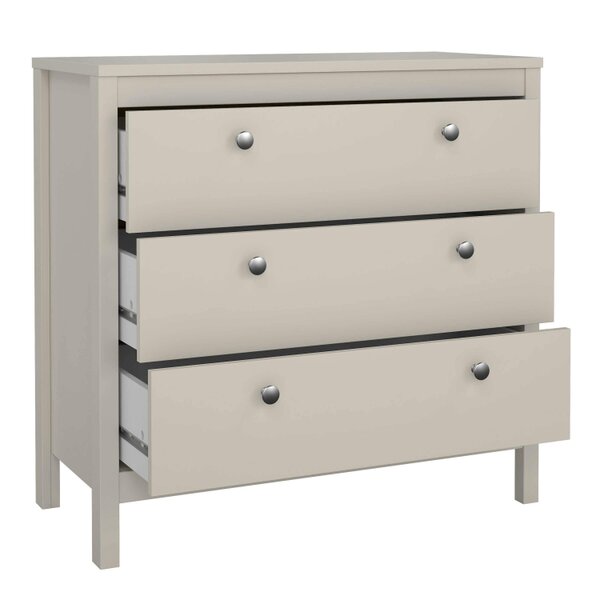 Wyld Haus Gossmere Natural Cashmere Chest 3 Drawers