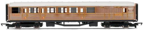 Hornby Railroad Teak 1st/3rd Class Brake Coach LNER 4236