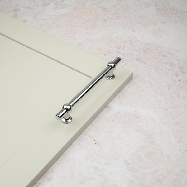 Handle & Home Polished Chrome T-Bar Handle and Knob