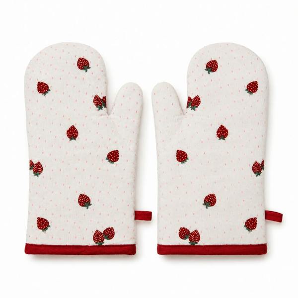 Bellissimo Home Strawberry Single Oven Glove 2 Pack