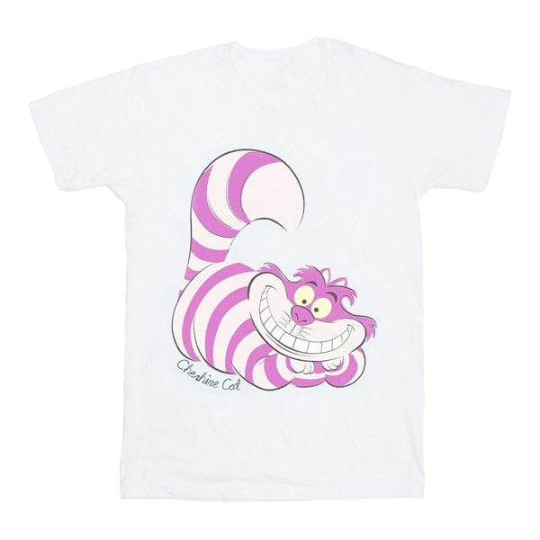 Disney Boys Alice In Wonderland Cheshire Cat T-Shirt - White