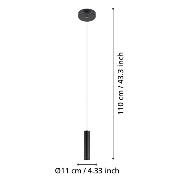 EGLO Almudaina Slim LED Single Pendant Light WBS