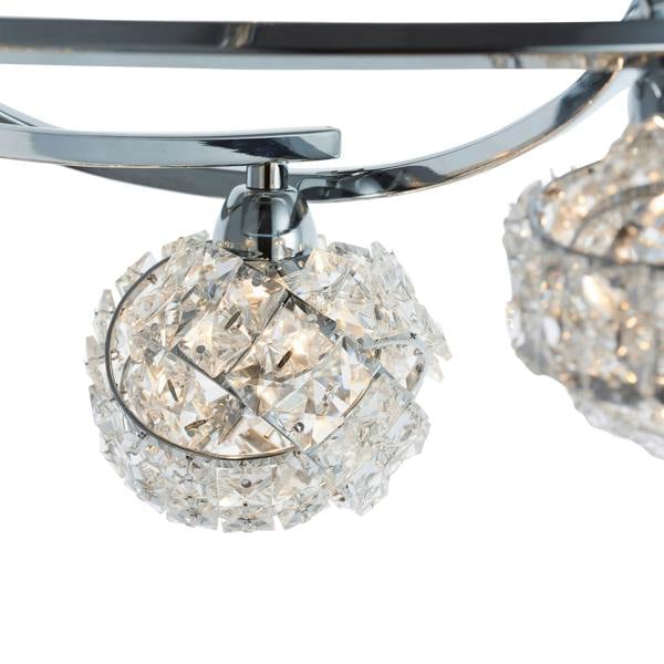 Pagazzi Lighting Monaco Semi-Flush Ceiling Light