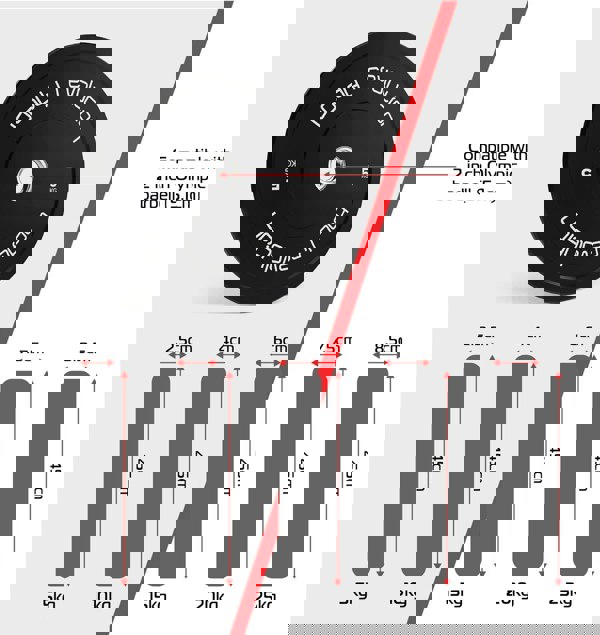 Body Revolution 2 x 5Kg Black Olympic Bumper Plates