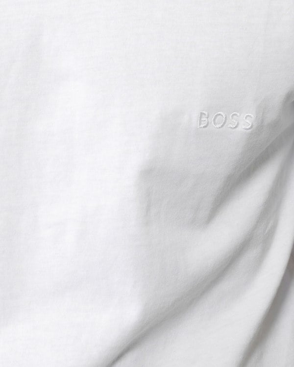 BOSS Orange 3 Pack Classic Regular Fit Crew Neck Mens T-Shirts NOS - White 100