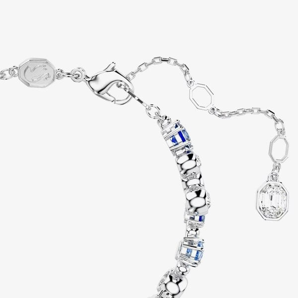 Swarovski Constella Rhodium Plated Blue & White Crystal Bracelet 5722479