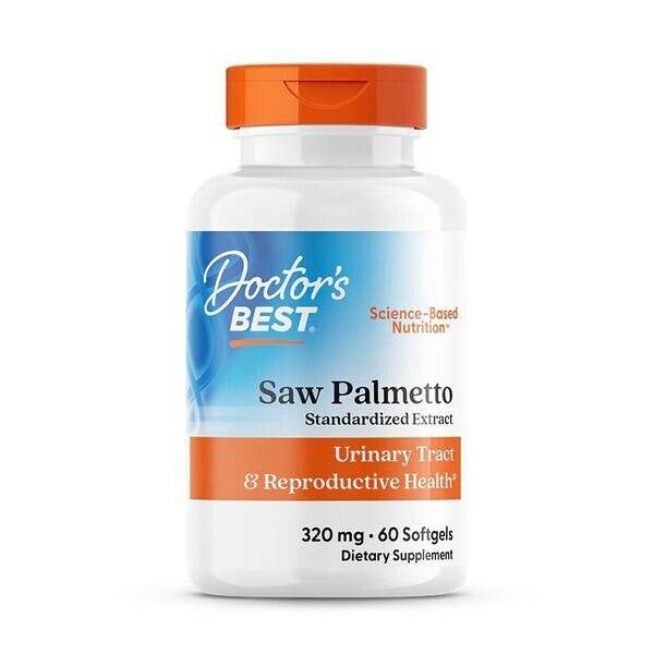 Doctor's Best Saw Palmetto Standardized Extract, 320mg - 60 softgels