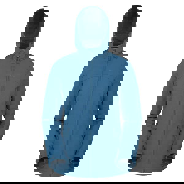 Mountain Warehouse Womens/Ladies Exodus Water Resistant Soft Shell Jacket - Blue