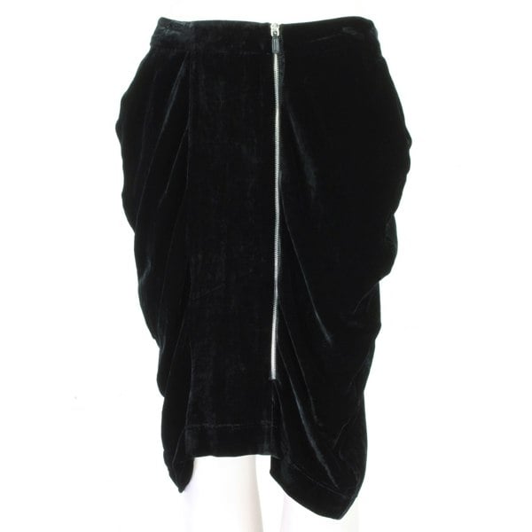 Nehera black velvet skirt