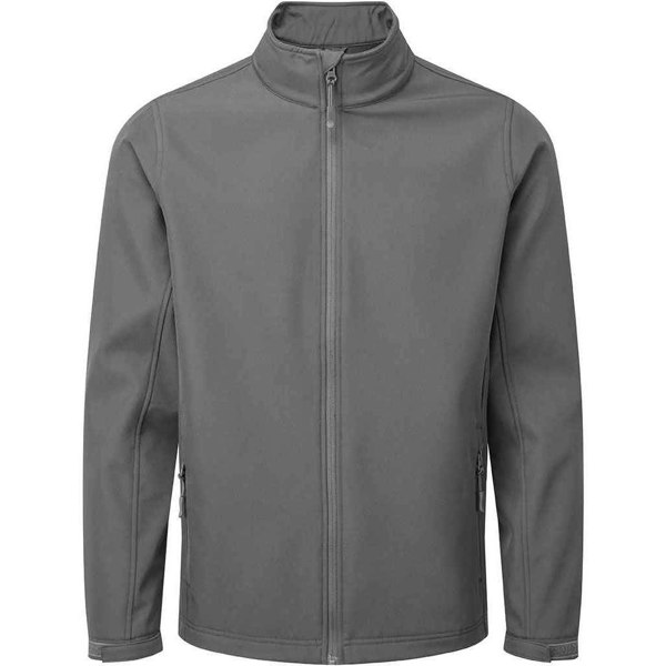 Premier Mens Windchecker Recycled Soft Shell Jacket - Dark Grey
