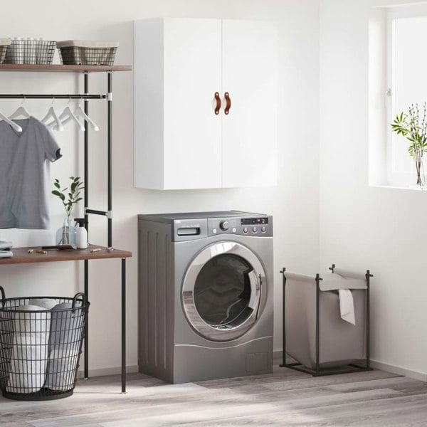 Berkfield Wall Mounted Cabinet White 69.5x34x90 cm