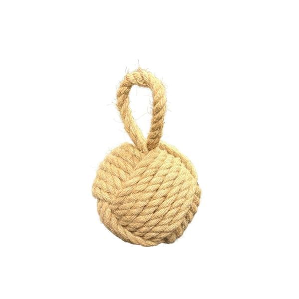 FABRIC ROPE  DOORSTOP H 28CM W 16CM D 16CM