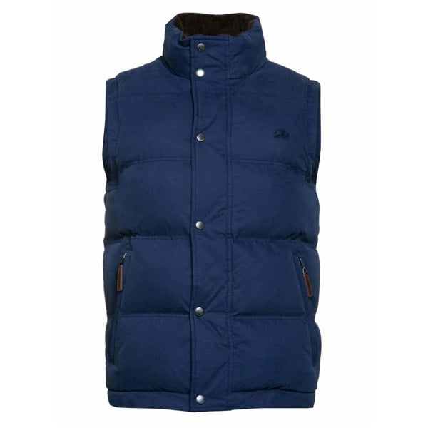 Raging Bull Mens Classic Padded Gilet - Navy