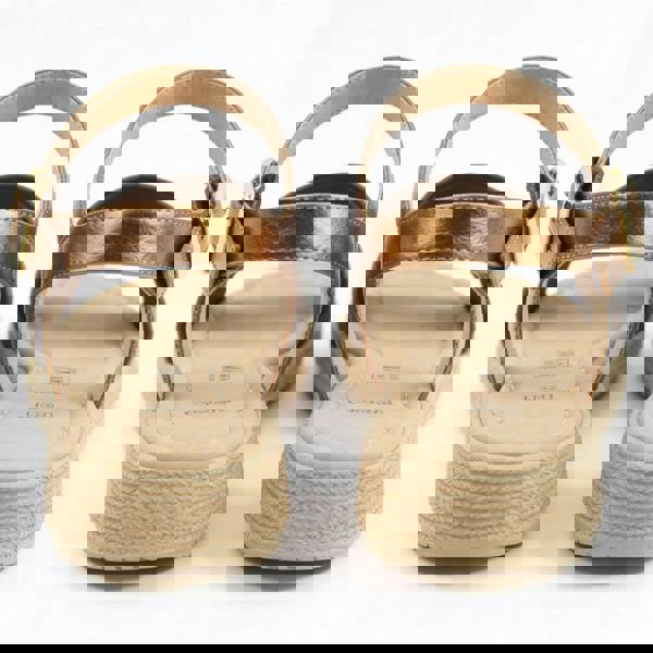 Heavenly Feet Heavenly Feet SARA Womens Platform Sandals Chocolate Bronze