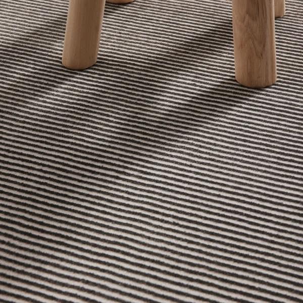 Hanse Home Perles Shortpile Grey Rug Dolomite – Modern Striped