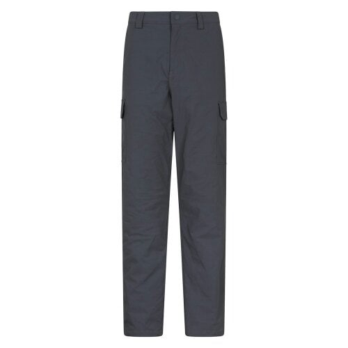 Mountain Warehouse Mens Delta Fleece Lined Regular Winter Trousers - Dark Grey