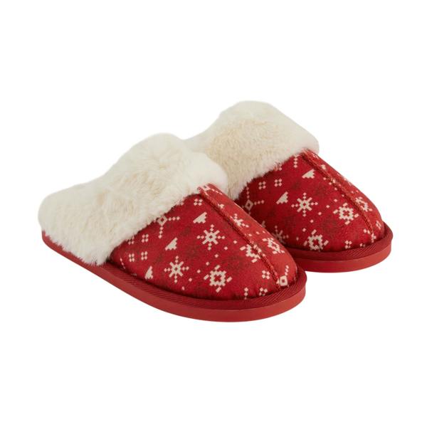 Regatta Womens/Ladies Blitzen Fair Isle Slippers - Navy/Light Vanilla - 
