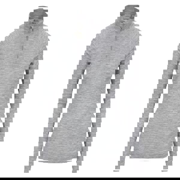 Mountain Warehouse Womens/Ladies Merino Wool Zip Neck Thermal Top - Light Grey