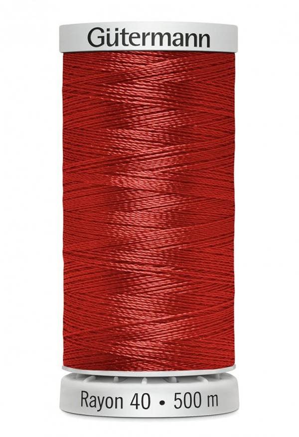 Gutermann No 40 Sulky Rayon Embroidery Thread 500m Rayon Thread Suitable For Embroidery