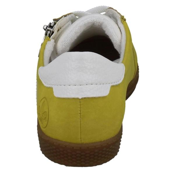 Rieker Ladies Rieker T-Shaped Suede Detail Trainers L9700
