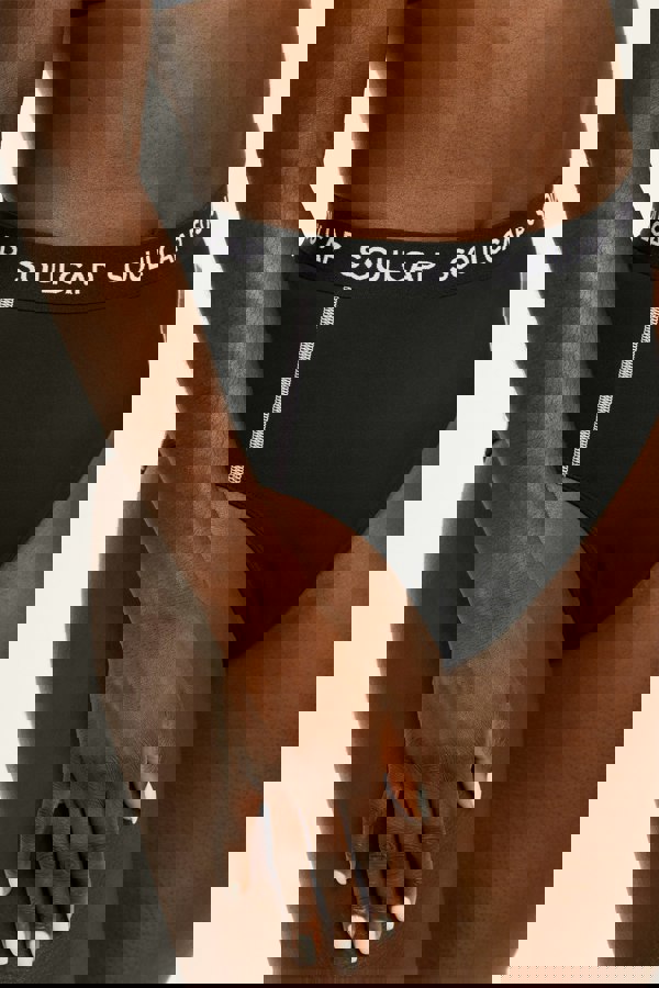 SOUL CAP Women's High-Waisted Bikini Bottoms