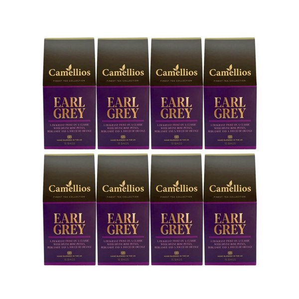 Camellios Earl Grey Tea - Pyramid Tea Bags