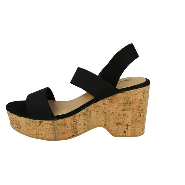Savannah Ladies Savannah Platform Wedge Sandals F2298