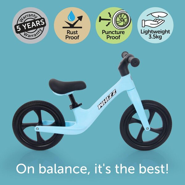 tickit Whizz Balance Bike - Blue