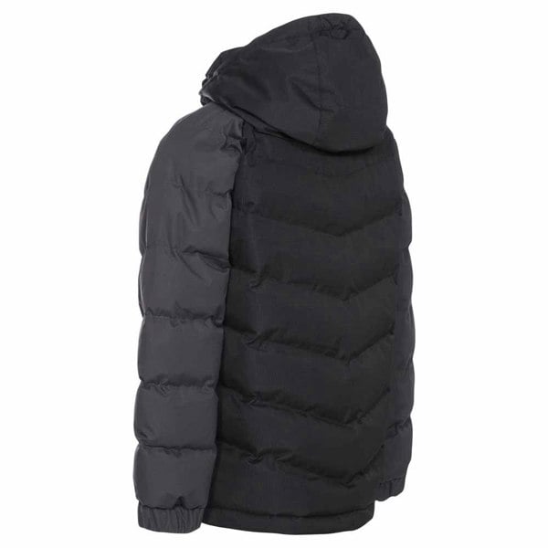 Trespass Childrens Boys Sidespin Waterproof Padded Jacket - Black